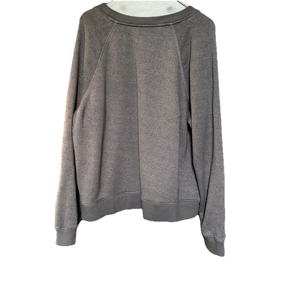 Jenni Kayne Saturday Size XL Crew Neck Sweatshirt Gray Cotton Blend - Picture 10 of 10